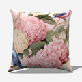 My Fanciful Serene Garden throw pillow with floral pattern, soft fabric, and decorative design for cozy home decor.
