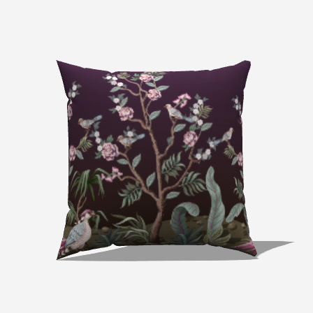 Enchanted Meadow Throw Pillow - My Fanciful