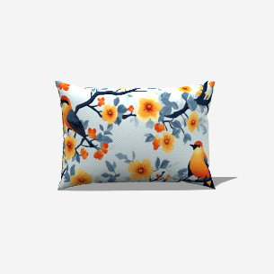 Cotton Twill Lumbar Pillow - My Fanciful