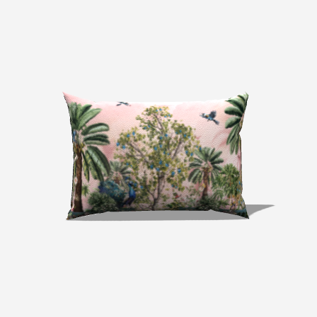 Paradise Palette Lumbar Pillow 20" x 14"