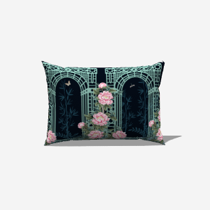 Cotton Twill Lumbar Pillow - My Fanciful