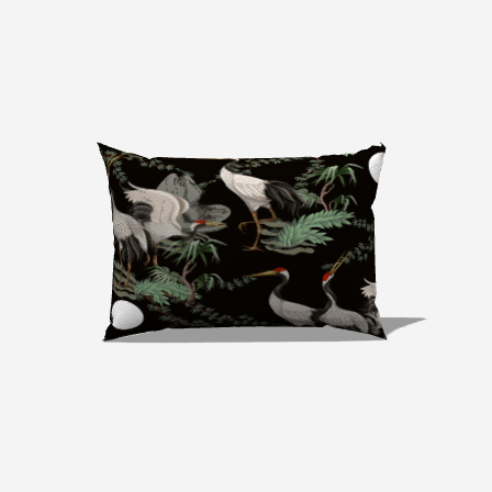 Crane Serenity Lumbar Pillow - My Fanciful