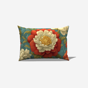 Cotton Twill Lumbar Pillow - My Fanciful