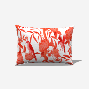 Cotton Twill Lumbar Pillow - My Fanciful