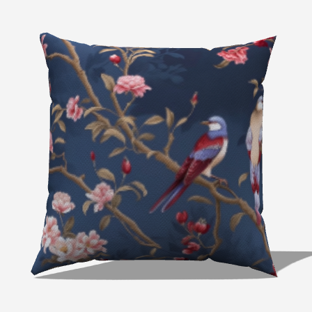Chirp and Comfort ThrowPillow - My Fanciful
