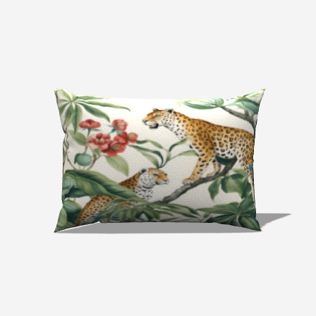 Wild Harmony Lumbar Pillow - My Fanciful