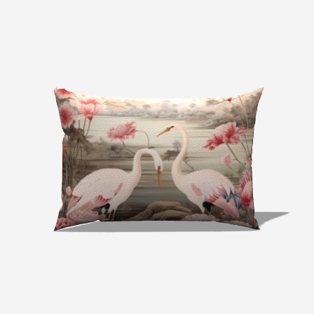 Tranquil Harmony Lumbar Pillow 20" x 14"