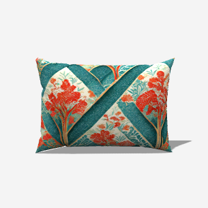 Flora Nest Lumbar Pillow-My Fanciful 