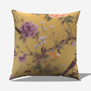 Sunny Serenade Throw Pillow