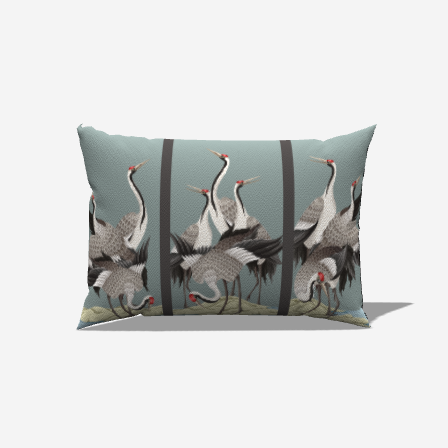Tranquil Flight Lumbar Pillow 20" x 14"