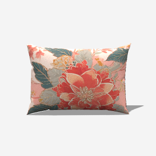 Cotton Twill Lumbar Pillow - My Fanciful