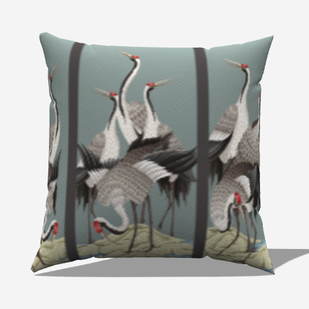 Tranquil Flight Throw Pillow 20" x 20"