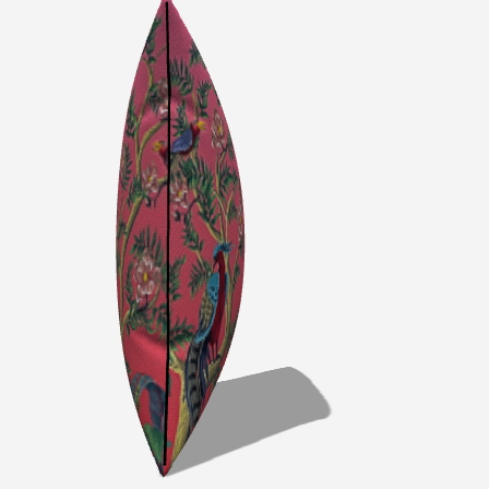 Feathered Floral Dream Throw Pillow by - My Fanciful