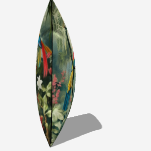Jungle Vibes Throw Pillow-My Fanciful