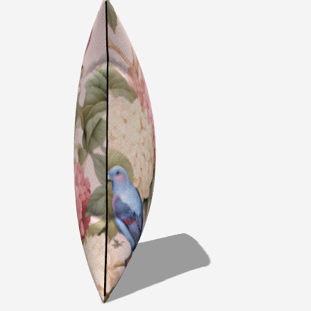Serene Garden Throw Pillow-My Fanciful