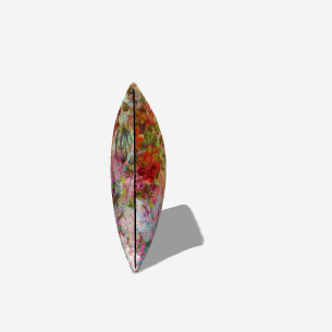 Vibrant Blossom Lumbar Pillow
