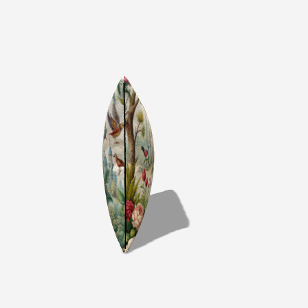 Avian Bloom Lumbar Pillow