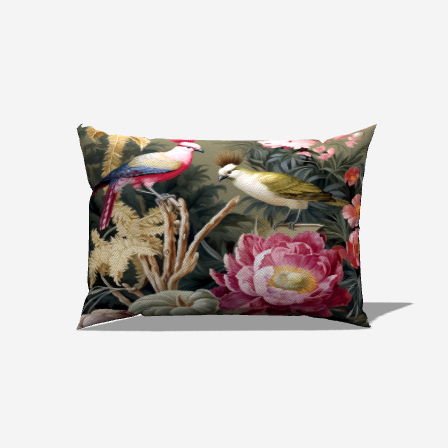 Garden Song Lumbar Pillow - My Fanciful