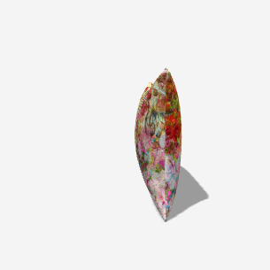 Vibrant Blossom Lumbar Pillow