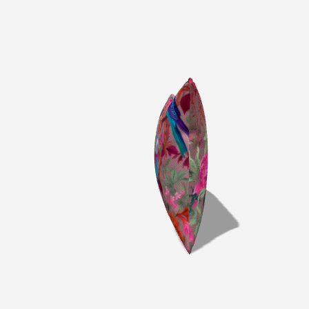 Aviary Bloom Lumbar Pillow